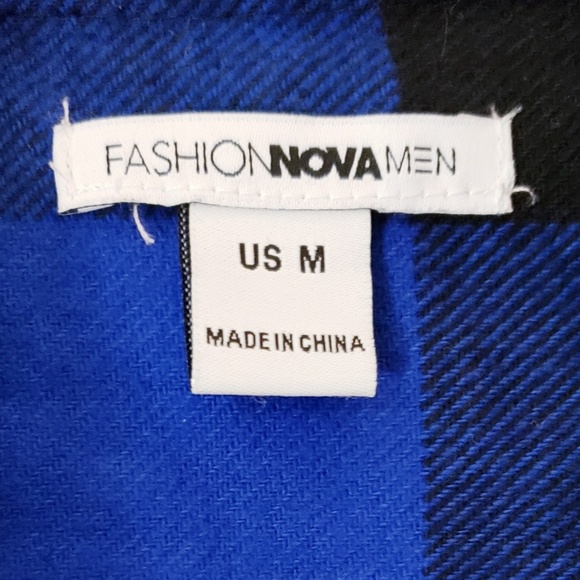 Fashion Nova Men Flannel Top - Picture 5 of 5